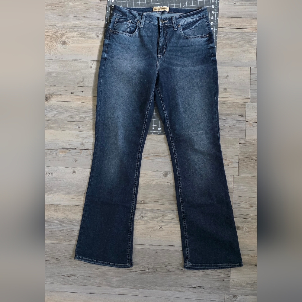 Silver Curvy High Bootcut